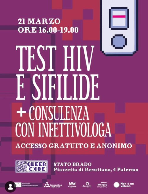 TEST HIV E SIFILIDE GRATIS
