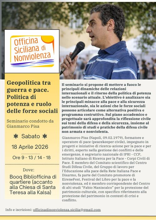 Geopolitica tra guerra e pace