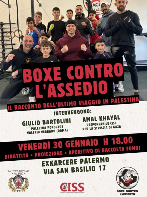 Boxe contro l’assedio: il racconto dell'ultimo viaggio in Palestina 
