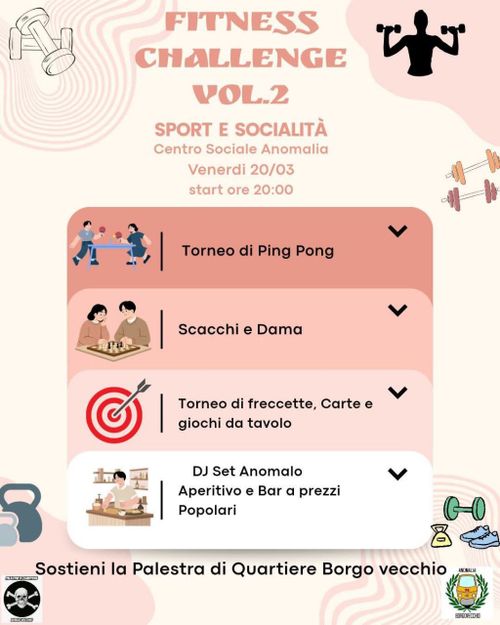 FITNESS CHALLENGE VOL. 2 - ANOMALIA