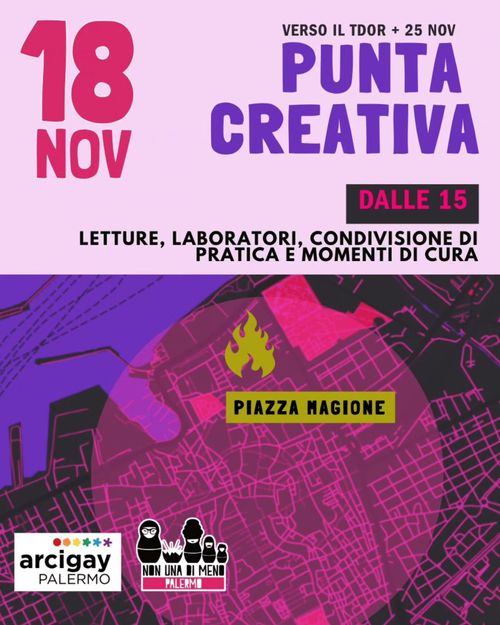 Punta Creativa verso il TDOR e corteo 25N 