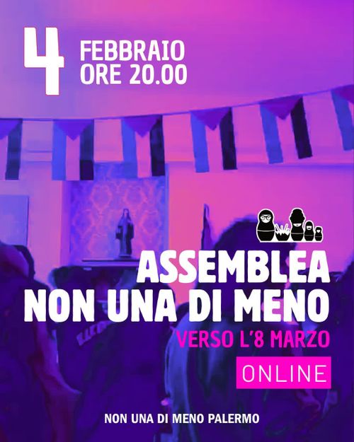 Assemblea Non una di meno Palermo (ONLINE) 