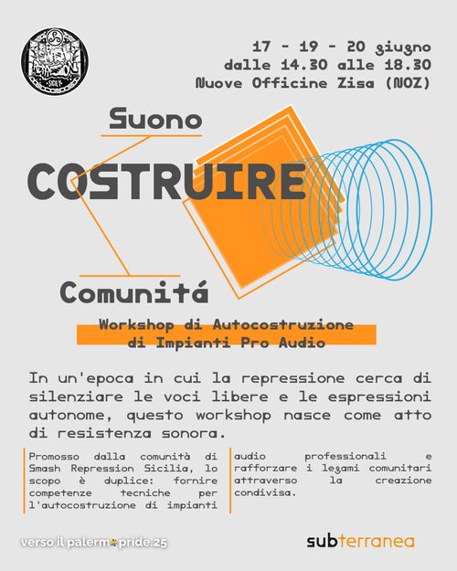 Smash -It Pride - Laboratorio "costruire suono, costurire comunità"