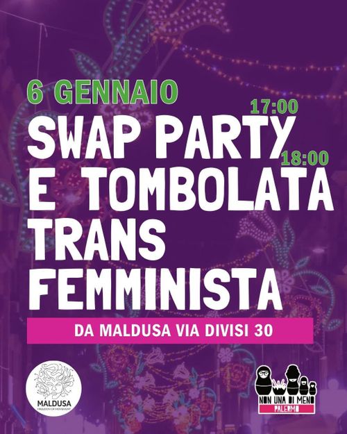Swap party & tombolata transfemminista 
