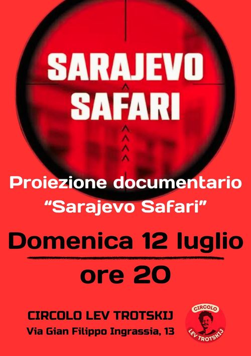 Proiezione "Sarajevo Safari"
