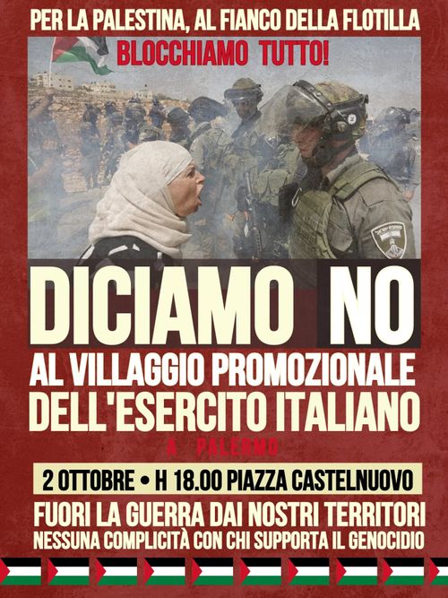 NO AL VILLAGGIO PROMOZIONALE DELL'ESERCITO!