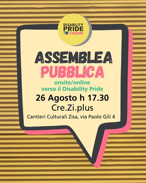 Assemblea pubblica disability pride palermo