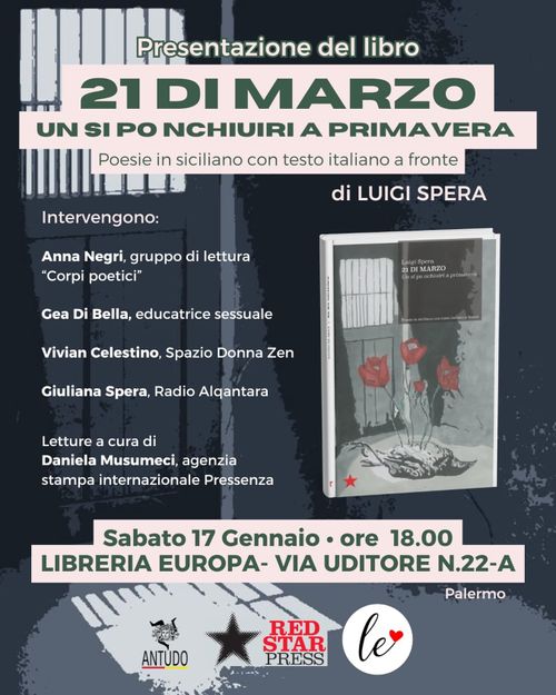 Presentazione del libro "21 di Marzo - Un si po nchiuiri a primavera"