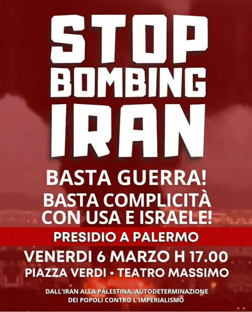 Presidio - STOP BOMBING IRAN 