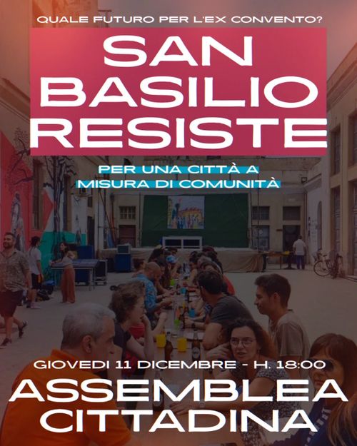 SAN BASILIO RESISTE! - Assemblea cittadina