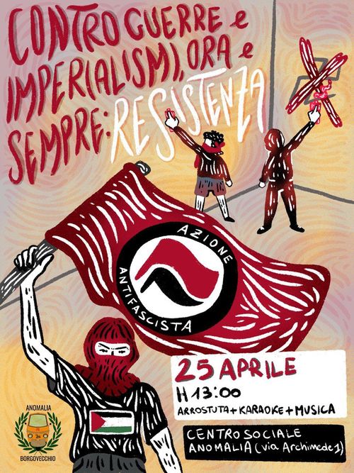 25 APRILE AL CENTRO SOCIALE ANOMALIA