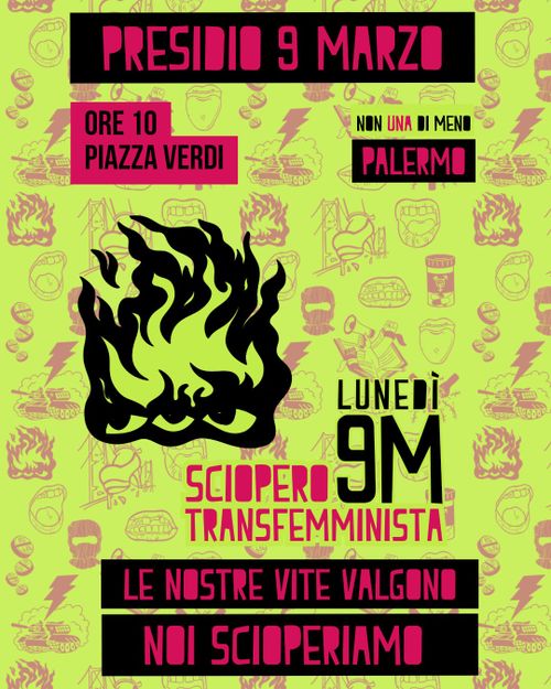 Presidio - Sciopero Nazionale Transfemminista 